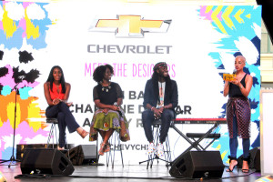 Chevrolet and ESSENCE magazine team up Sunday, September 13, 2015 to present the Essence Street Style Block Party in the DUMBO neighborhood of Brooklyn, New York during New York Fashion Week. The event features two up-and-coming African American designers - Charlene Dunbar and Ashley Ryles - who present a capsule collection inspired by the 2016 Chevrolet Cruze. (Photo by Raymond Hagans/PictureGroup for Chevrolet)