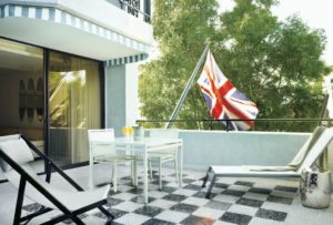 The London WeHo Royal Crown Suite Terrasse
