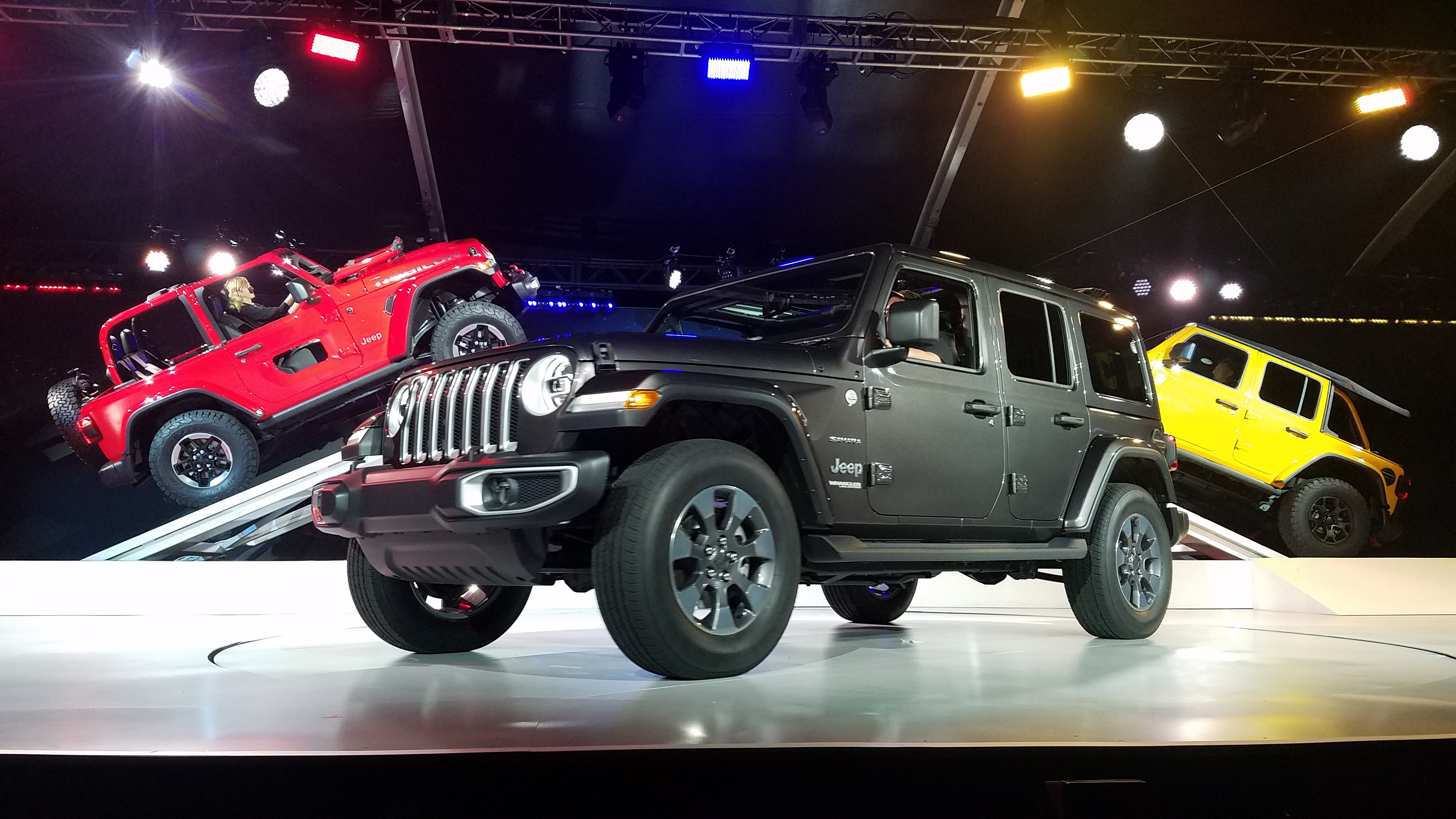 FCA Global introduces the 2018 Jeep Wrangler at the Los Angeles Auto Show